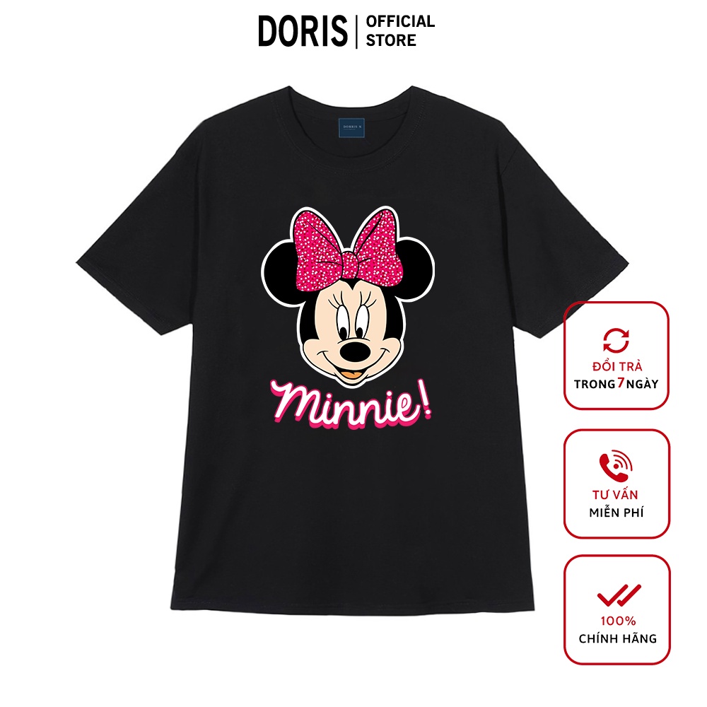 [Mã DORRT8250 giảm 250k] Áo phông MICKEY HỒNG trẻ trung hiện đại năng động DORRIS N