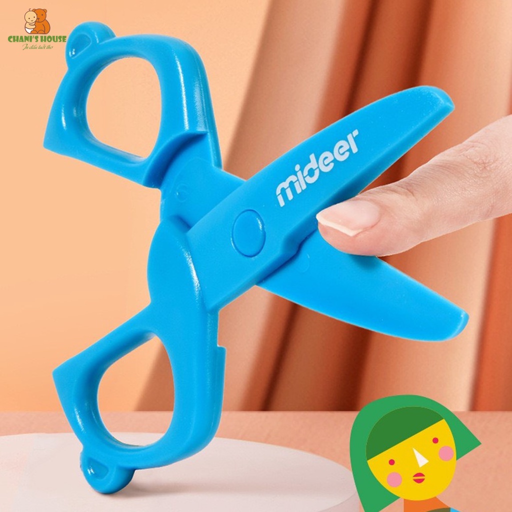 KÉO CẮT GIẤY MIDEER AN TOÀN CHO BÉ TẬP LÀM THỦ CÔNG