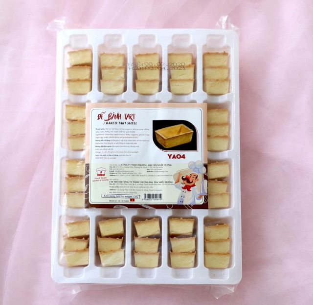 Đế Bánh Tart YA04 MINI 14gr – 20 Cái Nhất Hương