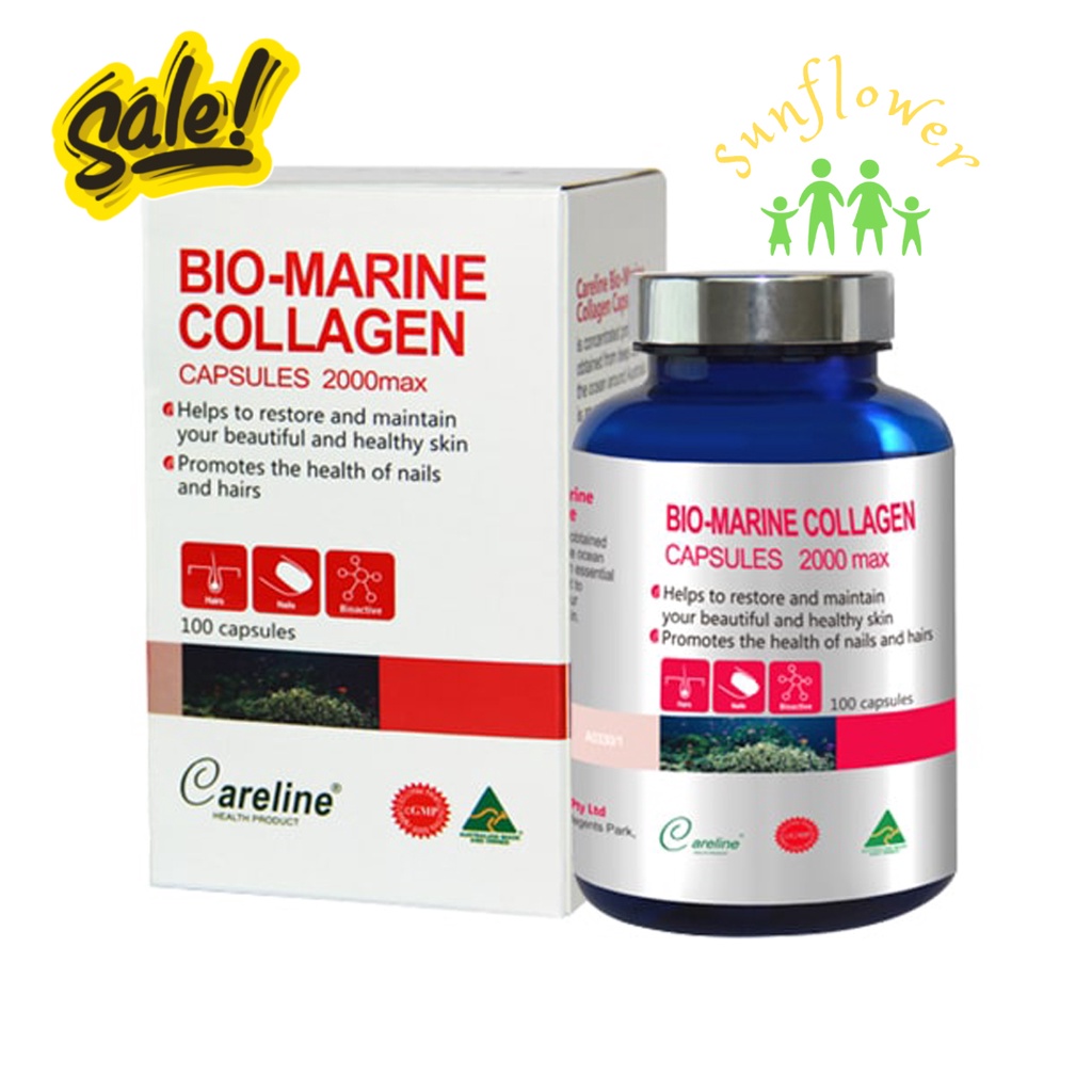 Bio Marine Collagen thủy phân giúp ngăn ngừa lão hóa, giảm nếp nhăn da 100 viên của Úc