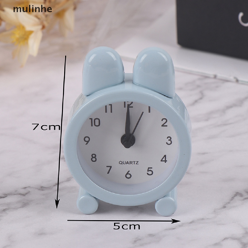 Đồng Hồ Báo Thức Điện Tử Mini Bằng Kim Loại Thiết Kế Dễ Thương Cho Bé