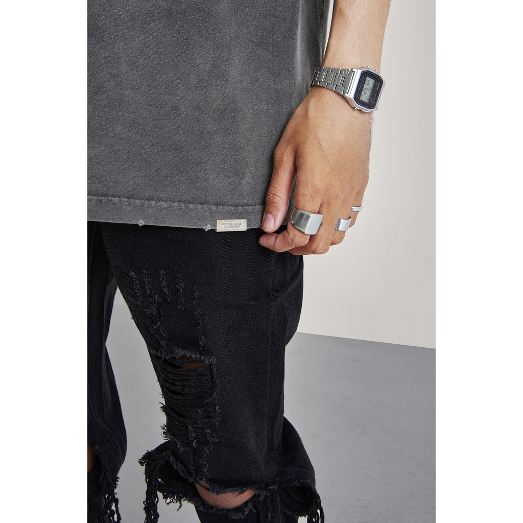 Áo thun tay lỡ SDG TOBI vải Cotton