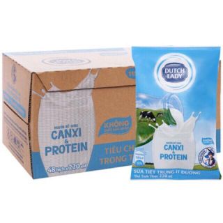 Set 10 túi sữa tươi Cô gái Hà lan 220ml