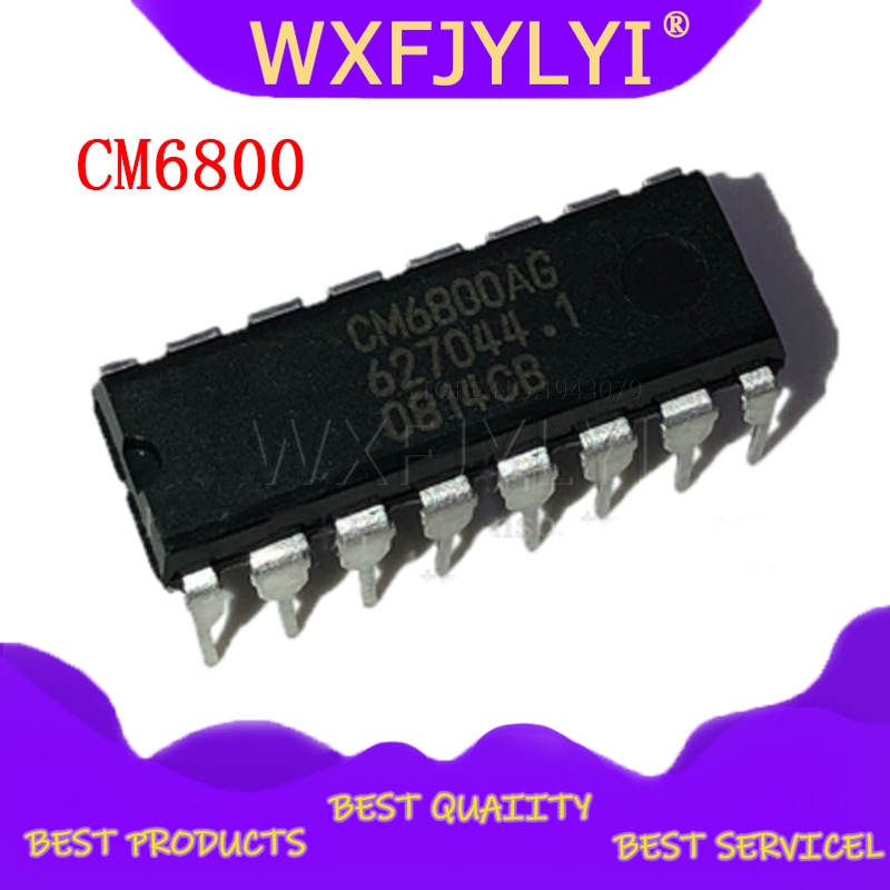 Set 5 Linh Kiện Điện Tử Ic Cm6800 Cm6800Tx Dip16