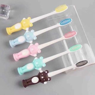 Sét 4 Bàn chải đánh răng gấu thỏ cho bé