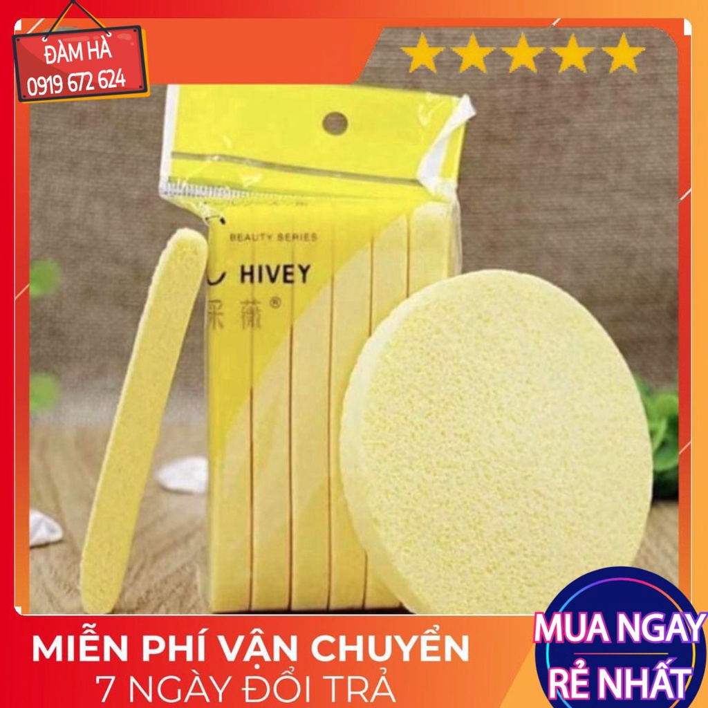Bông nở Chivey - Mút nở rữa mặt bọt biển