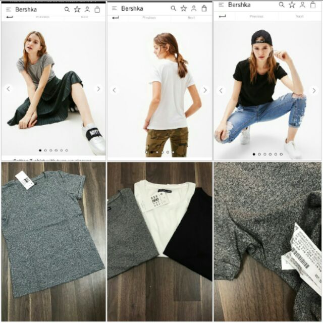 Áo thun bershka - Hàng xuất xịn