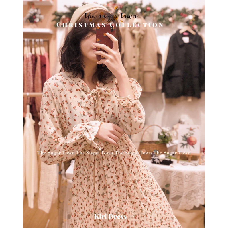 Váy Kiri chun eo xếp li by Sugar Town | BigBuy360 - bigbuy360.vn