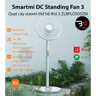 Quạt Đứng Tích Điện Xiaomi Smartmi Gen 3 Smartmi DC Standing Fan 3 ZLBPLDS05ZM
