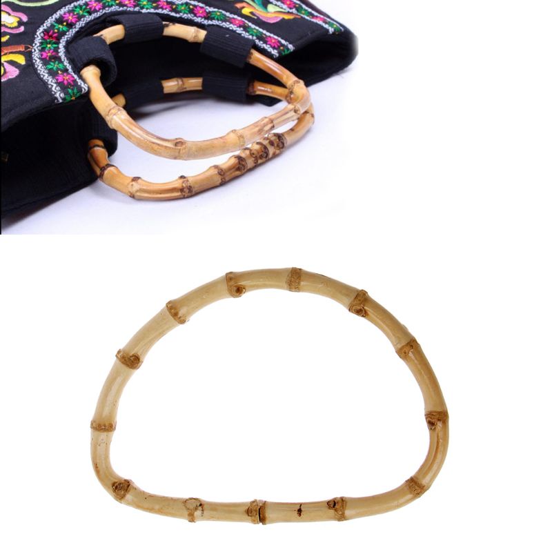 Tay Cầm Bằng Tre Hình Chữ D Thời Trang Thay Thế Cho Túi Xách