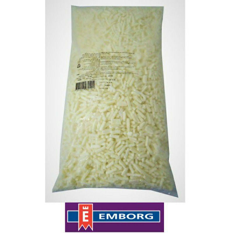 100g phô mai mozzarella sợi Emborg ( chia lẻ từ bao 2kg)