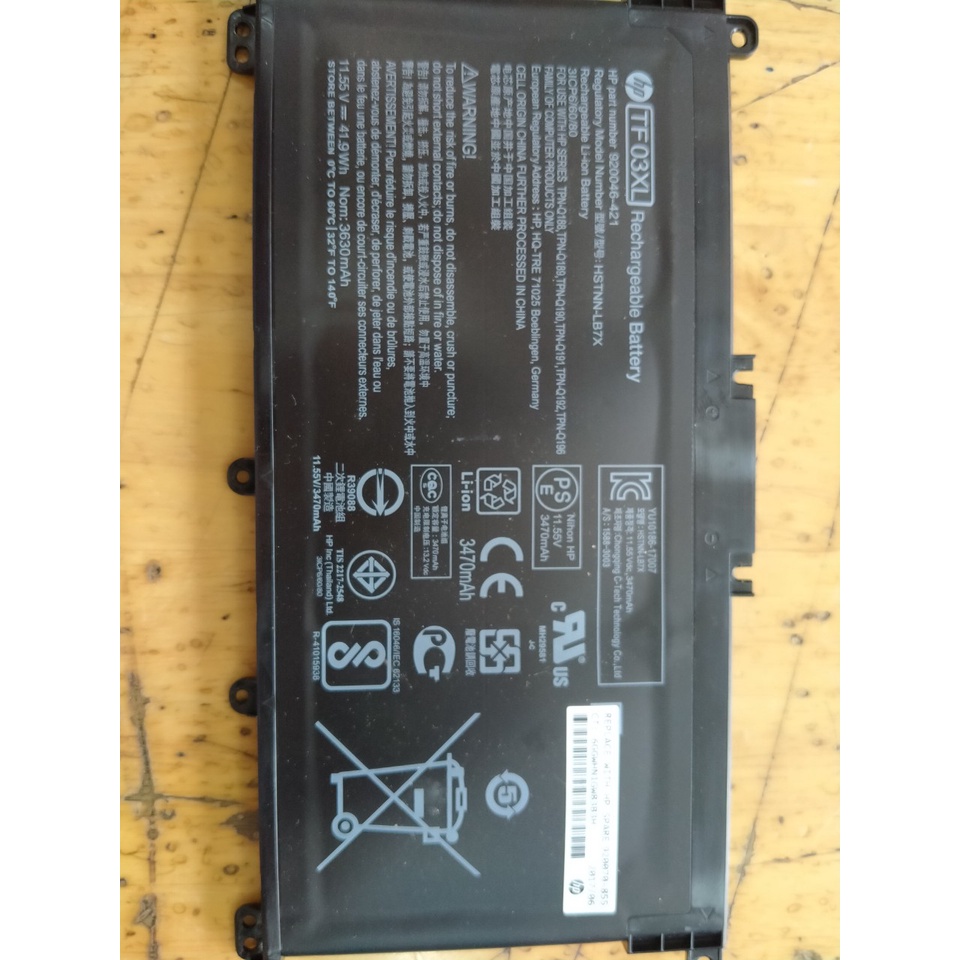 Pin Laptop HP HT03XL  TF03XL  Battery