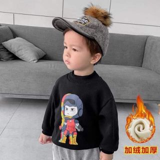 Áo lót nỉ bé trai phong cách Hàn Quốc