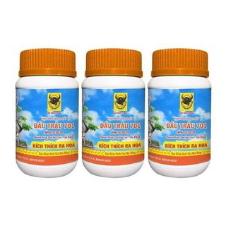 Phân Bón Đầu Trâu 701 Kích Thích Ra Hoa (100g), chuyên dùng cho hoa lan, cây kiểng