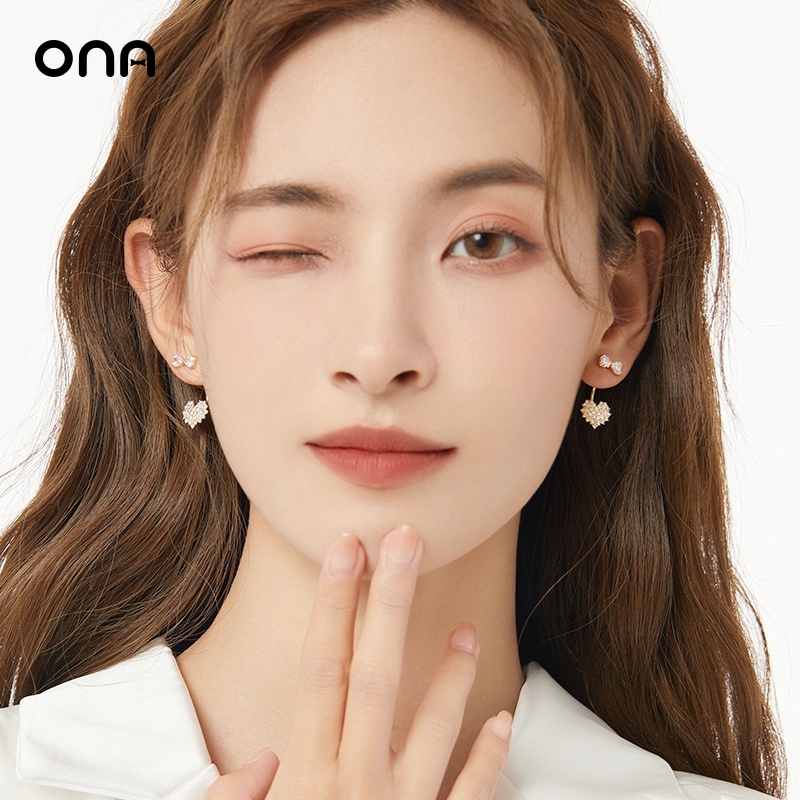 Khuyên Tai Hình Trái Tim/Nơ Phong Cách Hàn Quốc Thời Trang Mới 2022 Dành Cho Bạn Nữ