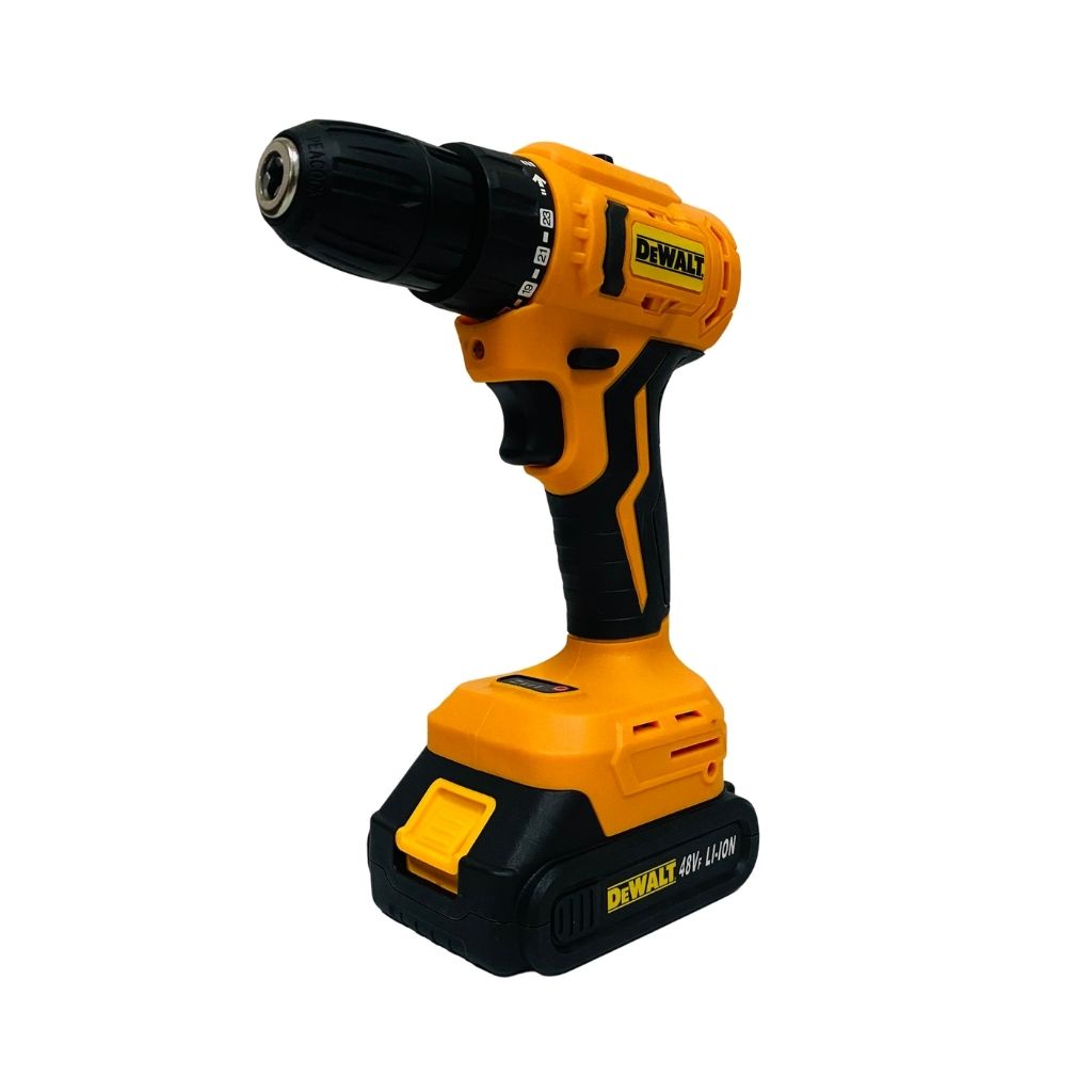 Máy khoan pin Dewalt 48Vf KHÔNG CHỔI THAN TẶNG KÈM PHỤ KIỆN