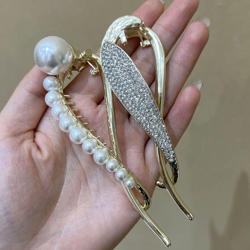 JARRED Kẹp Tóc Đuôi Ếch Đơn Giản Cho Nữ Giá Đỡ