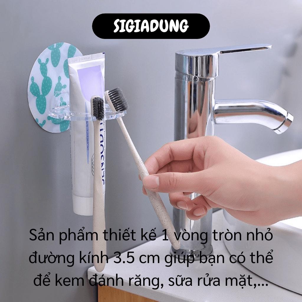 [SGD] Móc Dán Tường Nhà Tắm - Miếng Treo Bàn Chải Đánh Răng, Kem, Dao Cạo Râu Tiện Lợi 9219