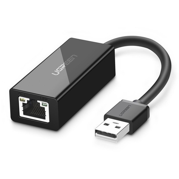 Cáp Chuyển Usb 3.0 Ra Sang Mạng Lan RJ45 Tối Độ 1000Mb Ugreen 50922 Cho Macbook Laptop Nintemdo Switch