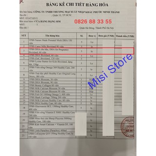 DHA Bầu Bioisland 60 viên