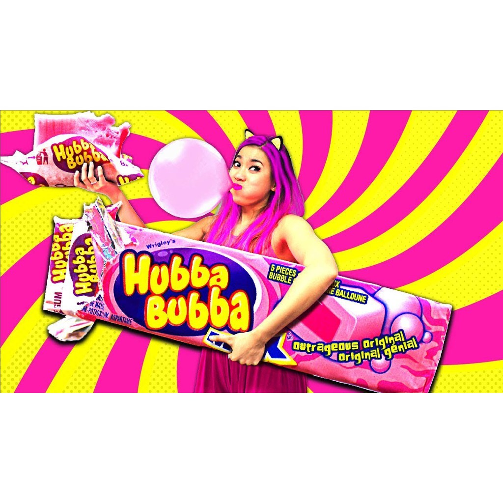 (2 loại) Kẹo gum Hubba Bubba Max thanh 35gr (5 viên)