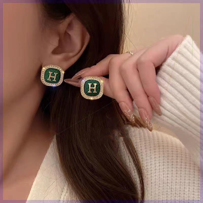 Khuyên Tai Thời Trang Hàn Quốc Hình Chữ Cái 2022 Phong Cách Hàn Quốc Dành Cho Nữ