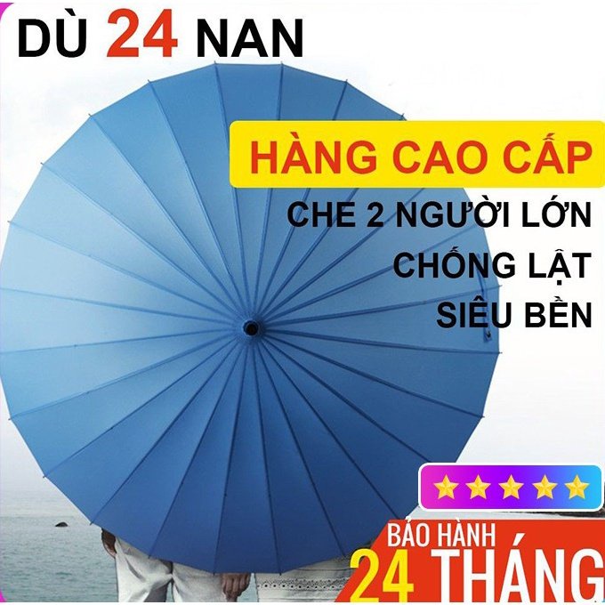 Ô Dù 24 Nan Kiểu Dáng Đẹp Vải Chống Thấm Nước Chống Tia UV