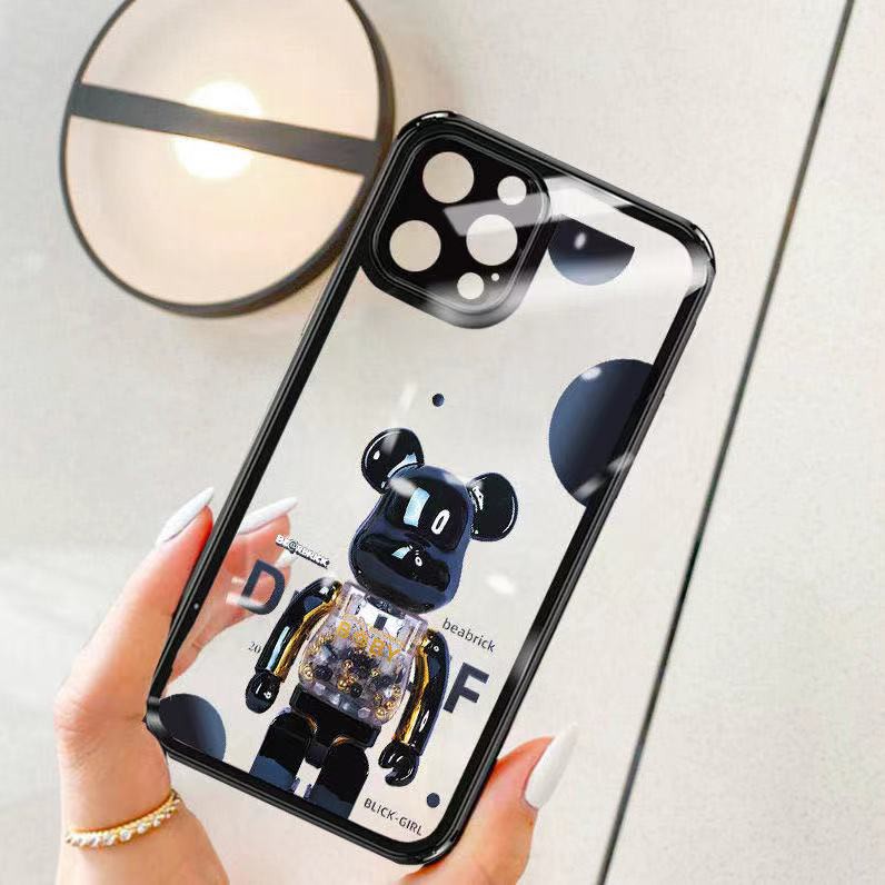 Ốp Điện Thoại In Hình Gấu Hoạt Hình Cho Iphone 7 8 plus Xs XR 11 Pro Max