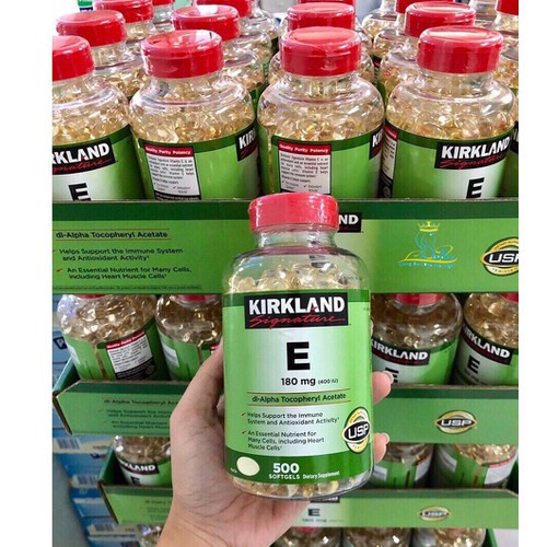 Vitamin e Kirkland 500 viên - Viên uống trắng da ❤️CHÍNH HÃNG👍Vitamin e 400 hỗ trợ làm đẹp da | BigBuy360 - bigbuy360.vn