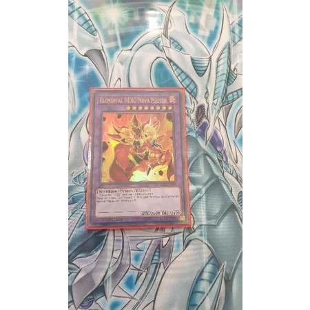 THẺ BÀI YUGIOH  Elemental HERO Nova Master - BLLR-EN056 - Ultra Rare 1st Edition