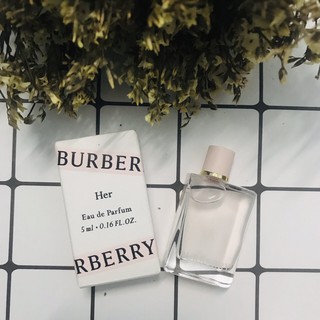 Nước hoa mini nữ chính hãng burberry her edt 5ml