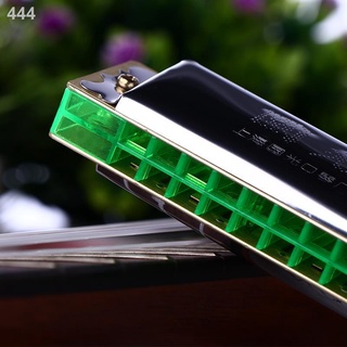 【giá cực rẻ】Shanghai Guoguang Advanced Accent Harmonica 24 lỗ dành cho Người lớn Trẻ em mới bắt đầu Học sinh chơi C
