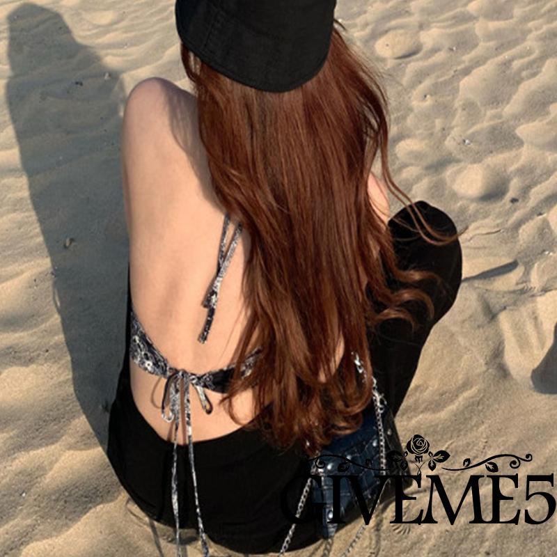 Áo Croptop Không Tay In Họa Tiết Thời Trang Mùa Hè Dành Cho Nữ