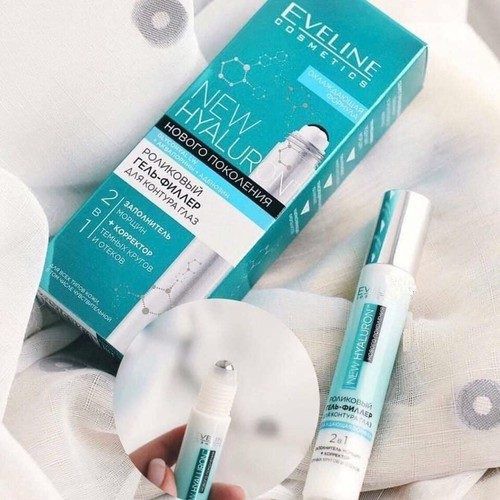 Thanh lăn dưỡng mắt Eveline New Hyaluron của Nga 15ml