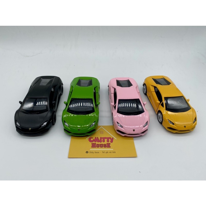 [Chitty]Xe ô tô kim loại Lamborghini Huracan Coupe tỷ lệ 1:36