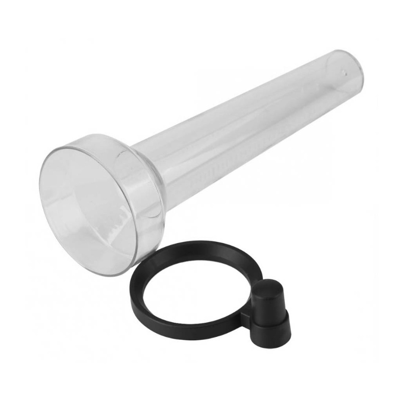 Đồng Hồ Đo Lượng Mưa Ngoài Trời Bằng Nhựa Có Giá Đỡ 35mm 9.5 inch