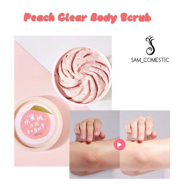 Tẩy da chết Body HEYXI PEACH CLEAR- nội địa Trung🍑 | BigBuy360 - bigbuy360.vn