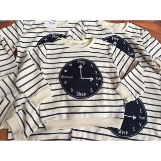 ÁO NỈ KẺ ĐỒNG HỒ ZARA BOYS