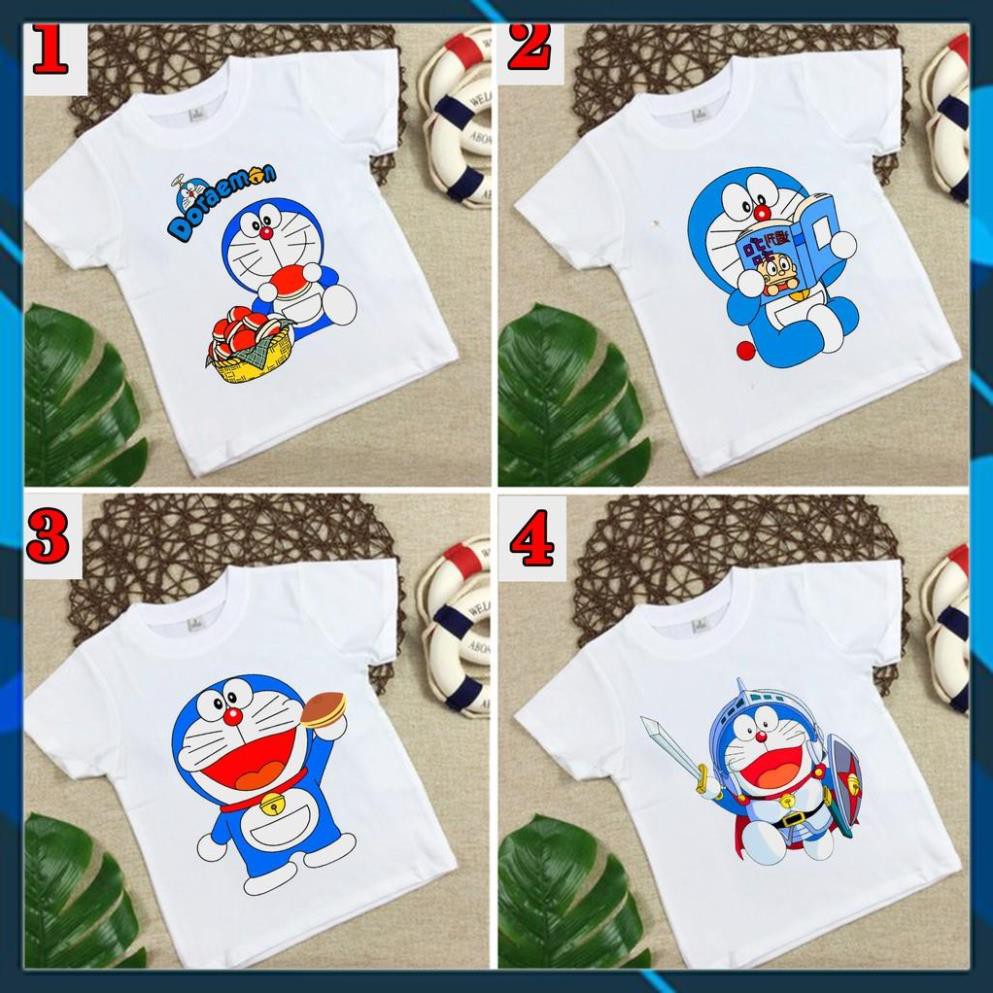 (SALE 60%) 4 mẫu áo thun doremon trẻ em Vải Cotton thái in tại shop S034