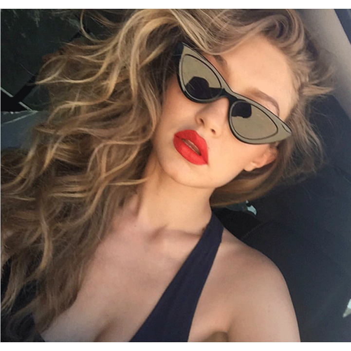 Kính mát mắt mèo phong cách retro tùy chọn màu sắc cho nữ