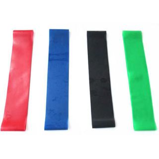 Bộ 4 dây cao su đàn hồi kháng lực mini band tập thể dục hiệu quả