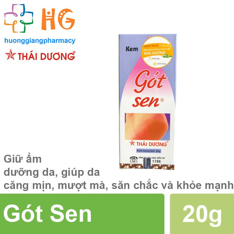 Kem Gót Sen - Hỗ trợ giảm nứt nẻ gót chân (Tub 20g)