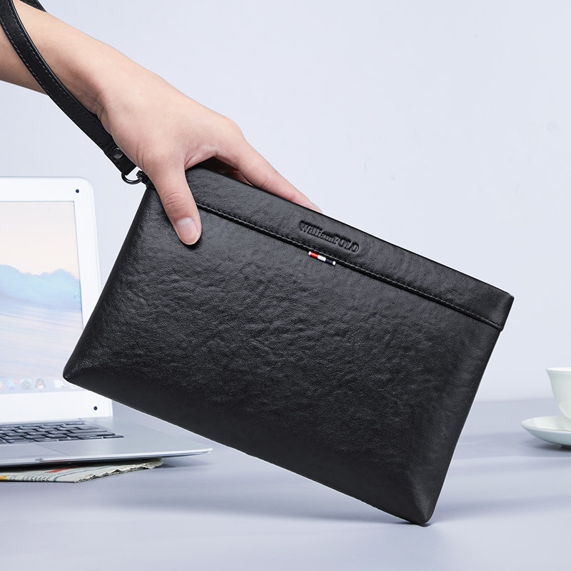 Túi kẹp nách nam da bò , clutch nam  cao cấp  WILLIAMPOLO | BigBuy360 - bigbuy360.vn