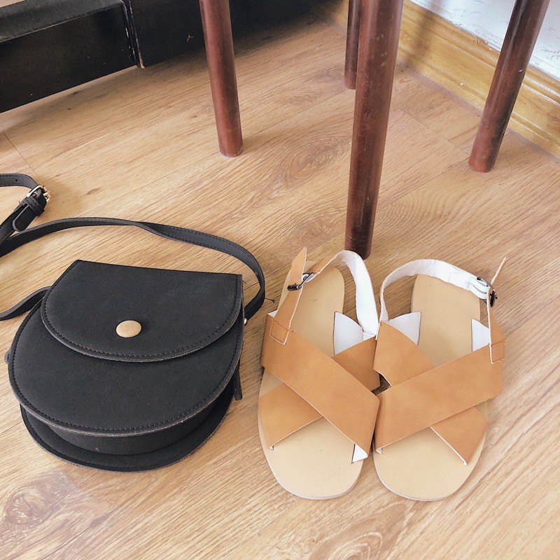 sandal bơ sữa ulzzang Dorae dép hè đi biển