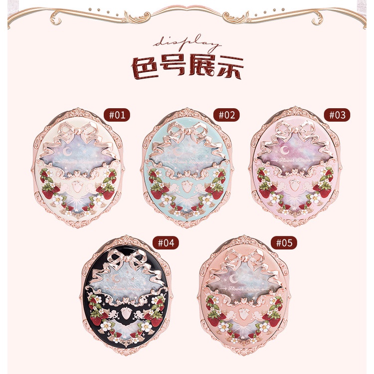 Phấn Má Hồng Dâu Tây Rococo Màu Sắc Tinh Tế Lâu Trôi Chống Thấm Nước