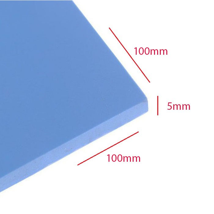 Đệm Tản Nhiệt Silicone Thermal Pad 100mm x 100mm x 5mm