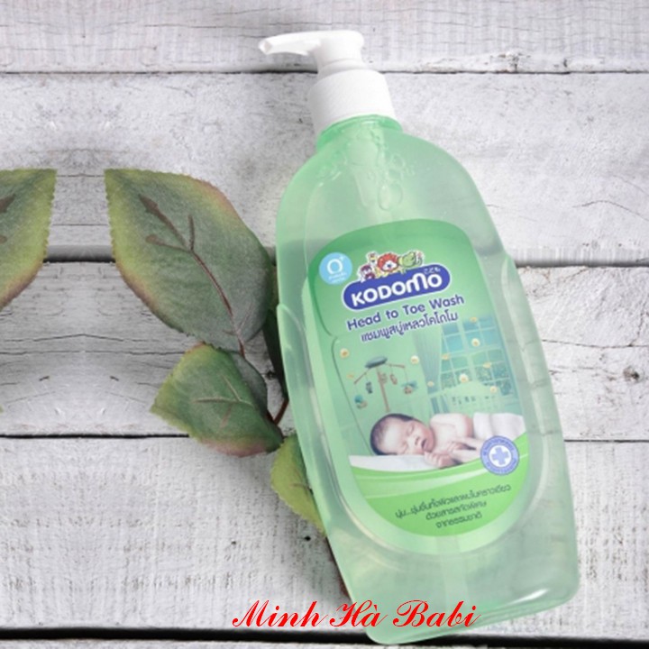 Dầu Tắm Gội KODOMO Head To Toe - 400ml