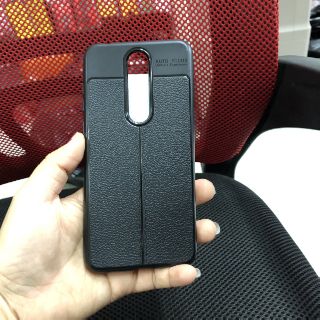 Ốp Nokia 5.1plus, 6.1plus dẻo giả vân da