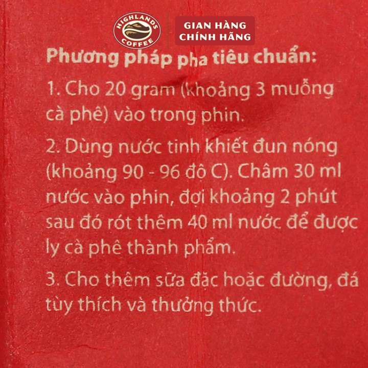 Hai gói cà phê rang xay Truyền Thống Highlands Coffee 200g, cafe pha phin Truyền thống: cà phê arabica + cà phê robusta | BigBuy360 - bigbuy360.vn