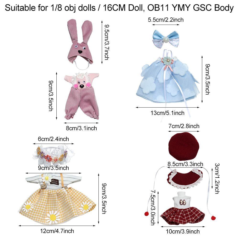 Vải May Quần Áo Búp Bê 16-17cm